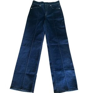 NWOT Express Wide Leg Jeans High Rise Size 6E Dark Wash